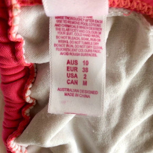 [55] AZTEC ROSE Bright Pink Bikini Top - Picture 6 of 6